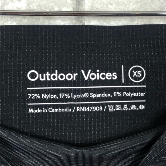 NWOT Outdoor Voices TechSweat 7/8 Two-Tone Leggings Baltic/Night • XS - Picture 3 of 9